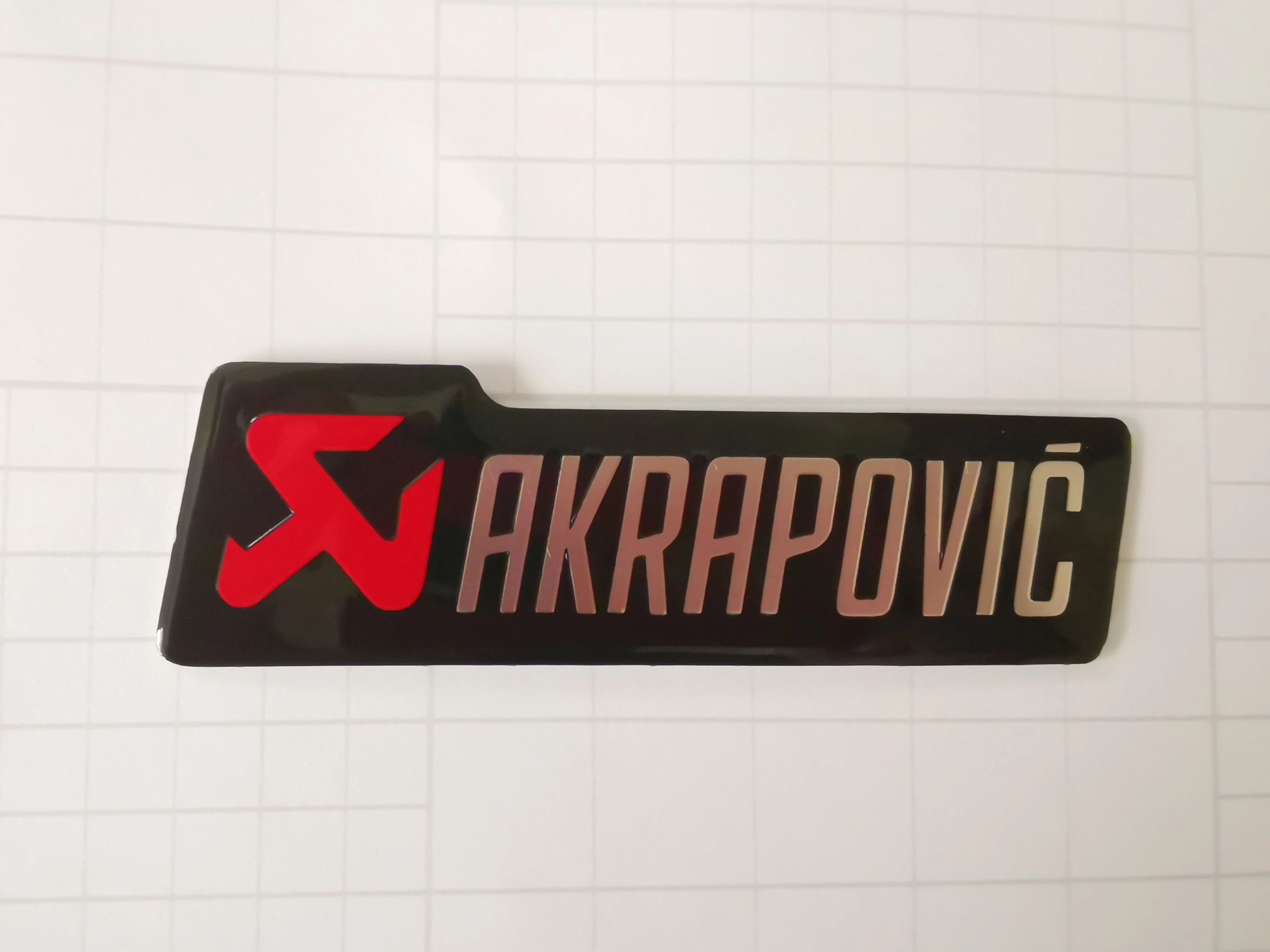 3D алюминиевая мотоциклетная наклейка для Akrapovic глушитель выхлопных газов