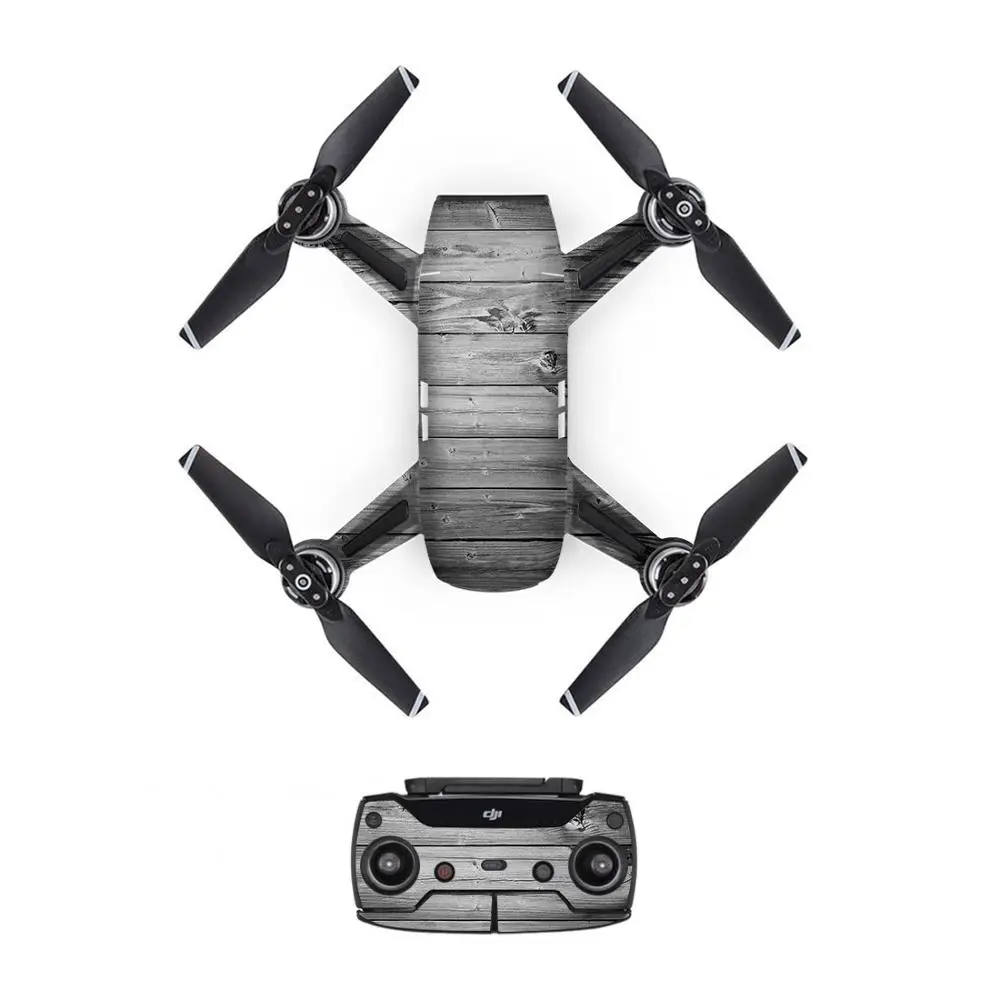 Наклейка из ПВХ в стиле ретро для дрона DJI Spark + пульты дистанционного управления