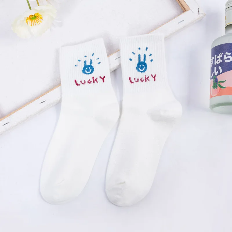 5pairs Kawaii Women Socks Cartoon Cute Bear Rabbit Girls Cotton Socks White Funny Happy Lovely Summer Ladies Cool Casual Socks
5pairs Kawaii Women Socks Cartoon Cute Bear Rabbit Girls Cotton Socks White Funny Happy Lovely Summer Ladies Cool Casual Socks