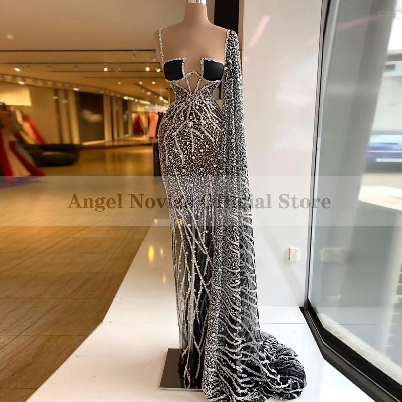 Женское длинное вечернее платье ANGEL NOVIAS, черное роскошное платье в арабском стиле с кристаллами и поясом, лето 2021
Женское длинное вечернее платье ANGEL NOVIAS, черное роскошное платье в арабском стиле с кристаллами и поясом, лето 2021