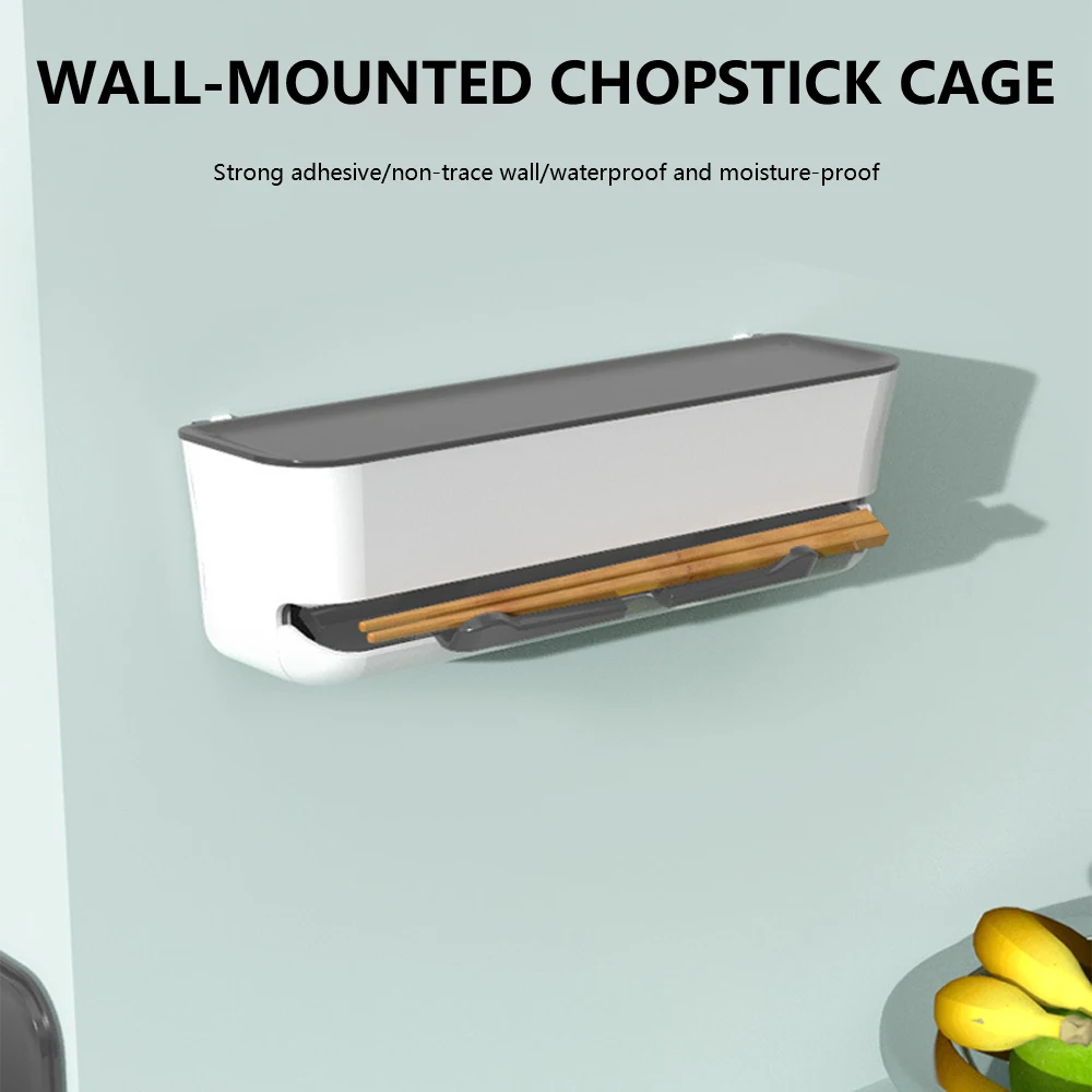 Wall Hanging Organizer Cutlery Tray Automatic Chopstick Cage Kitchen Utensil Container With Lid Storage Rack
Wall Hanging Organizer Cutlery Tray Automatic Chopstick Cage Kitchen Utensil Container With Lid Storage Rack