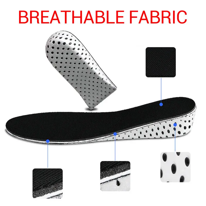 1 Pair Height Increase Insole Breathable Memory Foam Unisex Invisivle Heightening Insoles Heel Lift Shoes Pads Women Men
1 Pair Height Increase Insole Breathable Memory Foam Unisex Invisivle Heightening Insoles Heel Lift Shoes Pads Women Men