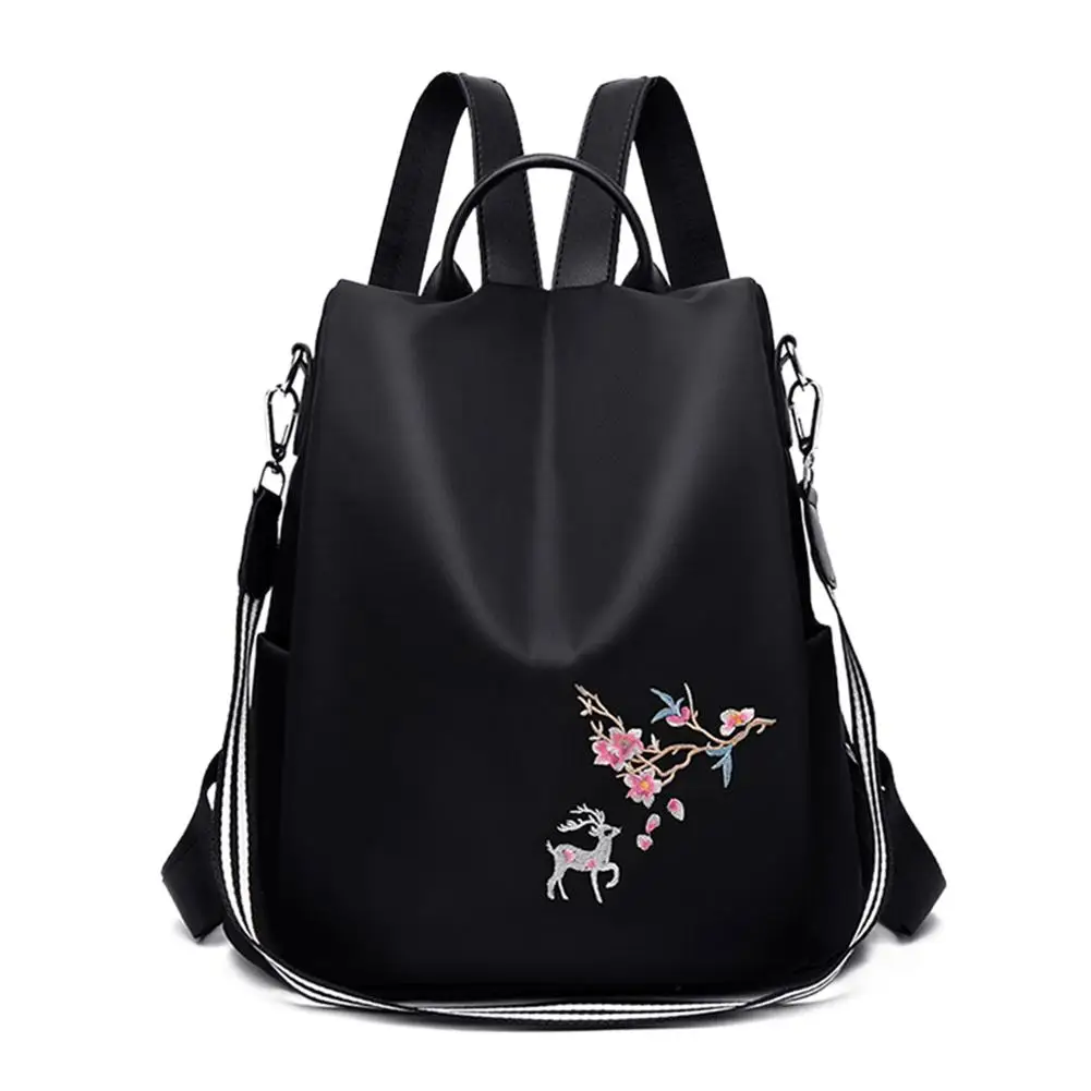 Anti Theft Women Backpack Durable Fabric Oxford School Shoulder Bag Embroidery Girls Backpack Female 3 in 1 Travel Backpack
Anti Theft Women Backpack Durable Fabric Oxford School Shoulder Bag Embroidery Girls Backpack Female 3 in 1 Travel Backpack