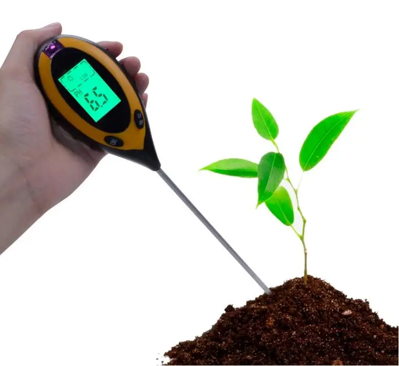 MREAY Gardening Plants Farming 4 in 1 Digital PH Meter Soil Moisture Monitor Temperature Sunlight Tester With LCD Displayer
MREAY Gardening Plants Farming 4 in 1 Digital PH Meter Soil Moisture Monitor Temperature Sunlight Tester With LCD Displayer