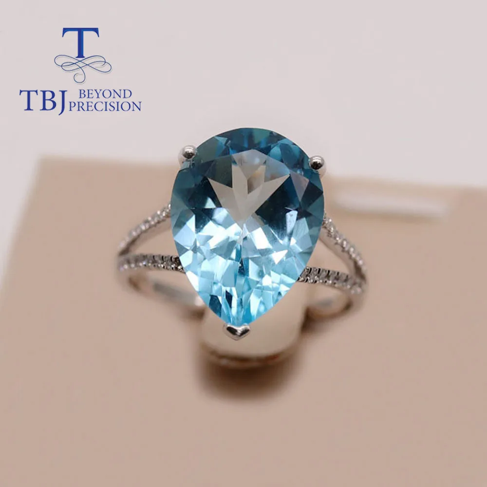 TBJ classic ring 10CT Natural Sky Blue Topaz pear 12*16mm gemstone rings 925 sterling silver women sterling silver 925 jewelry
TBJ classic ring 10CT Natural Sky Blue Topaz pear 12*16mm gemstone rings 925 sterling silver women sterling silver 925 jewelry