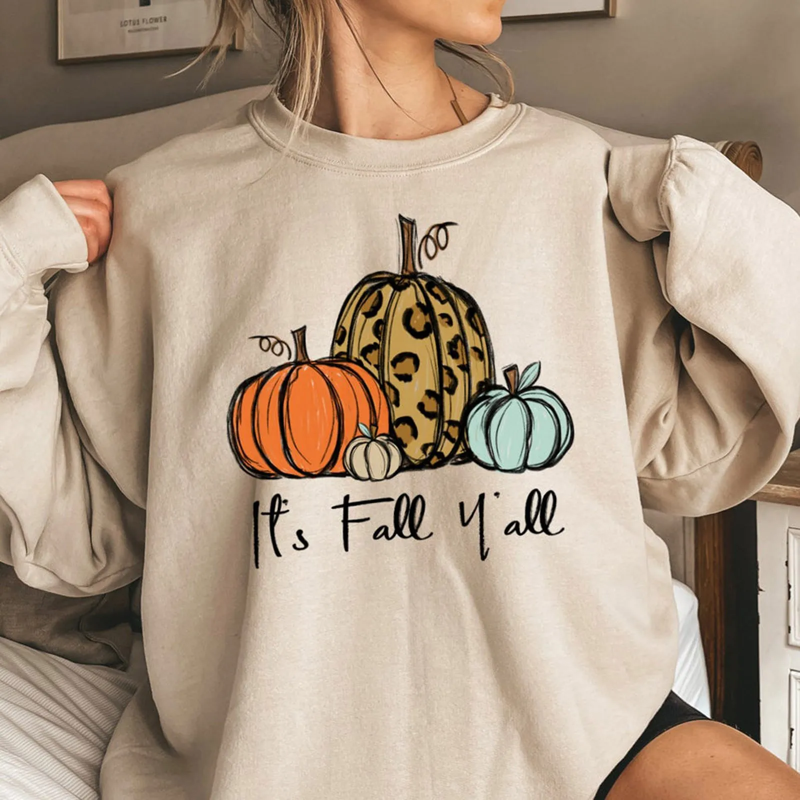 Halloween Hoodies Sweatshirts Women Autumn Winter Casual Round Neck Pumpkin Print Long Sleeve Top Female Sweatshirt Moletom
Halloween Hoodies Sweatshirts Women Autumn Winter Casual Round Neck Pumpkin Print Long Sleeve Top Female Sweatshirt Moletom