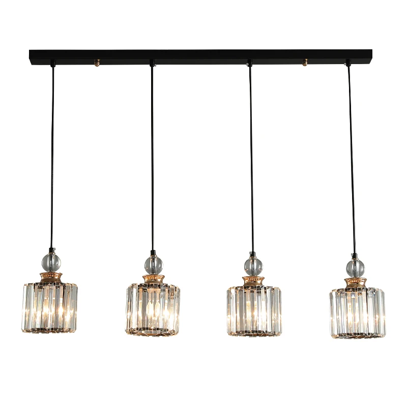 Modern Creative Crystal Led Chandelier Pendant Lamp E14 Industrial Lustre Pendant lamps for Kitchen Decorative Hanging Luminaire
Modern Creative Crystal Led Chandelier Pendant Lamp E14 Industrial Lustre Pendant lamps for Kitchen Decorative Hanging Luminaire