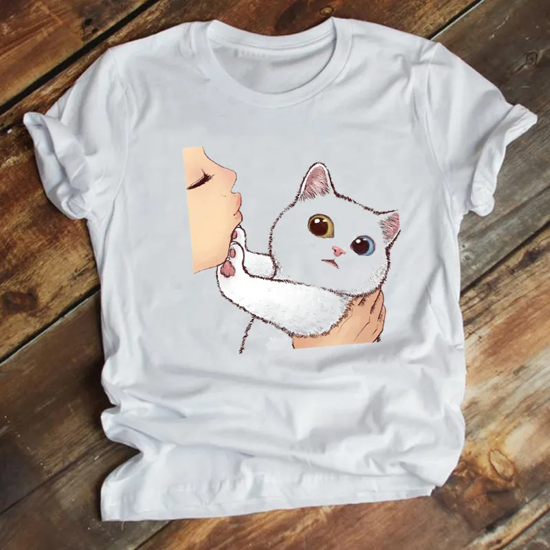 Fashion Women 90s Tshirt Trend Print T-shirt Casual Top Graphic Cat Animal Clothes Pet Tee Summer Female Cartoon Short Sleeve An
Fashion Women 90s Tshirt Trend Print T-shirt Casual Top Graphic Cat Animal Clothes Pet Tee Summer Female Cartoon Short Sleeve An
