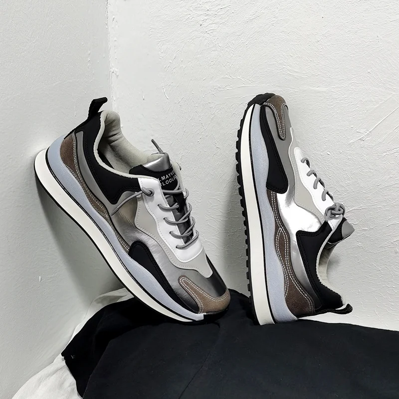New Spring Golf Shoes Men Black Silver Waterproof Golf Sneakers Athletics Training Shoes Male Golf Skateboarding Sneaker Walking
New Spring Golf Shoes Men Black Silver Waterproof Golf Sneakers Athletics Training Shoes Male Golf Skateboarding Sneaker Walking