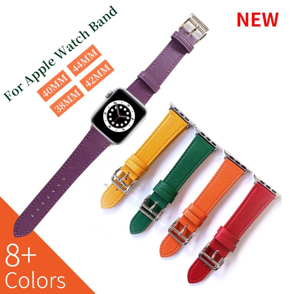 For Apple Watch Series 6 Metal Clasp PU Leather Strap 40 44mm band for iWatch 6 5 4 3 2 1 SE 38mm 42mm Belt Bracelet Watchbands
For Apple Watch Series 6 Metal Clasp PU Leather Strap 40 44mm band for iWatch 6 5 4 3 2 1 SE 38mm 42mm Belt Bracelet Watchbands