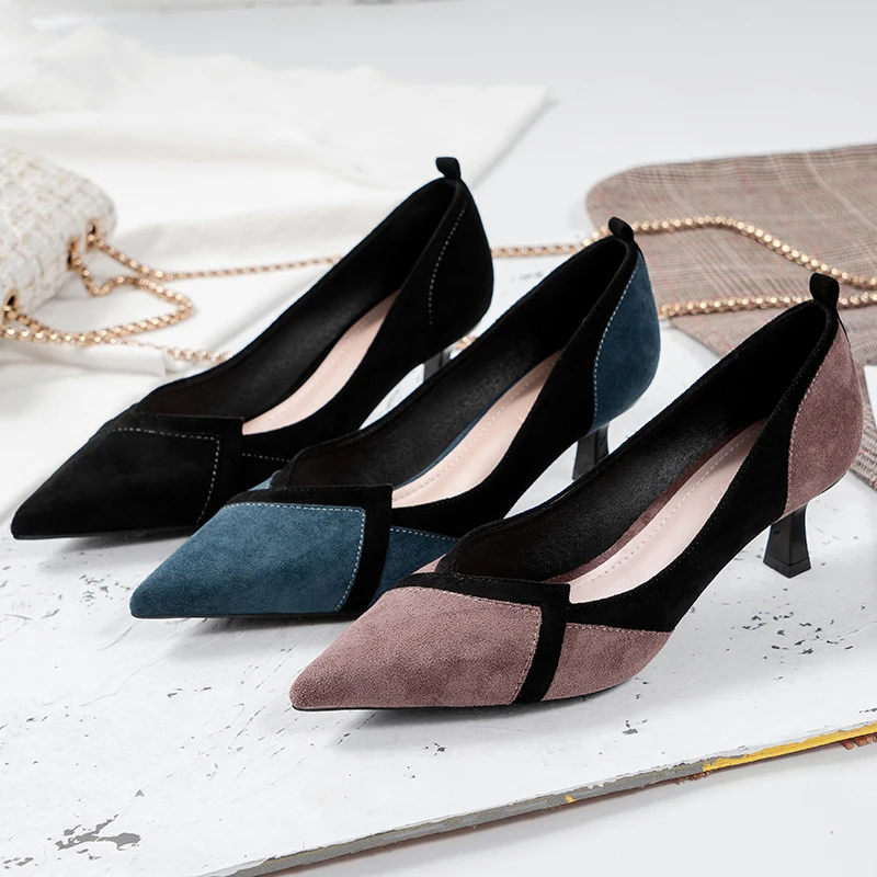 Plus Size 35-43 Women Dress Shoes Patchwork Pumps Pointed Toe Party Shoes Woman Fashion Pumps Low Heels Boat Shoe Ladies
Plus Size 35-43 Women Dress Shoes Patchwork Pumps Pointed Toe Party Shoes Woman Fashion Pumps Low Heels Boat Shoe Ladies