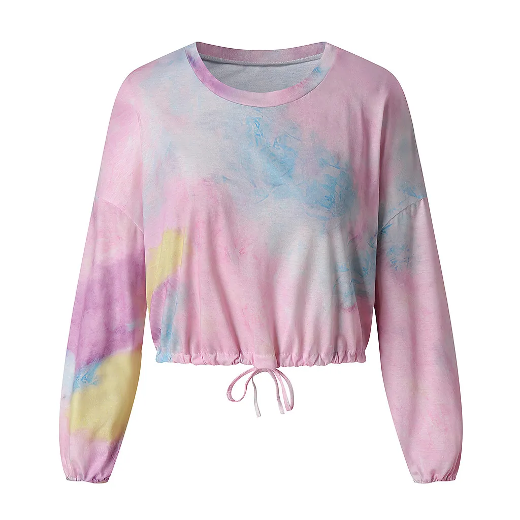 Women's Sweatshirt Long Sleeve Jumper Loose Pullover Tops 2020 Spring Autumn Fashion Tie Dye Casual Women's Clothes
Women's Sweatshirt Long Sleeve Jumper Loose Pullover Tops 2020 Spring Autumn Fashion Tie Dye Casual Women's Clothes