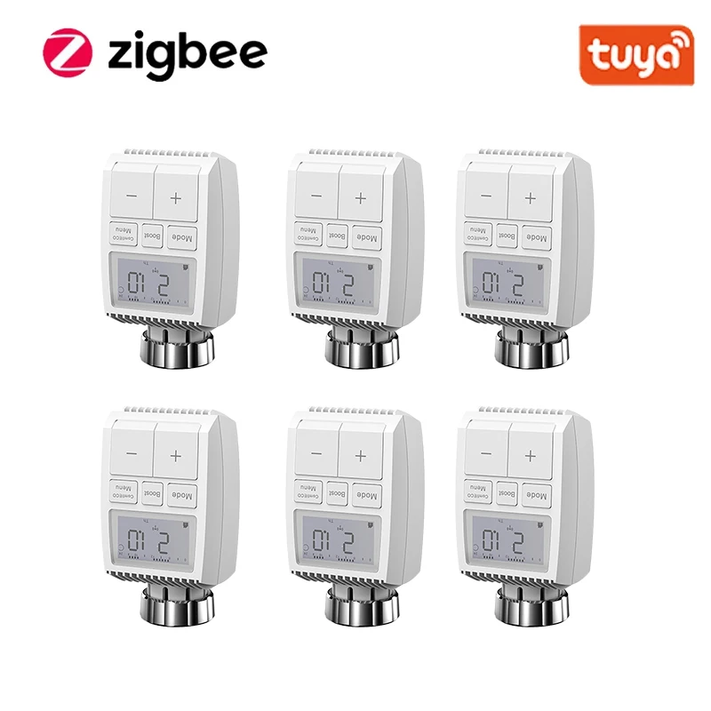 1-6pcs Tuya ZigBee 3.0 New Mini Smart Radiator Actuator Programmable Thermostat Heater Temperature Controller Support Alexa
1-6pcs Tuya ZigBee 3.0 New Mini Smart Radiator Actuator Programmable Thermostat Heater Temperature Controller Support Alexa