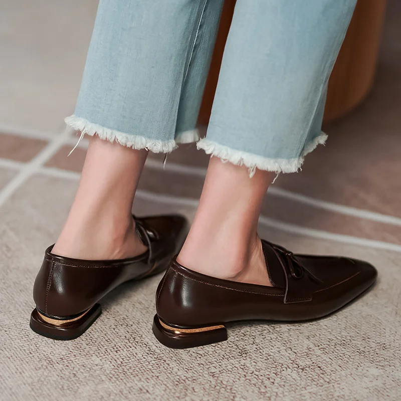 Women's genuine leather slip-on loafers sqaure toe bow tie casual female soft comfortable espadrilles daily moccasins shoes sale
Women's genuine leather slip-on loafers sqaure toe bow tie casual female soft comfortable espadrilles daily moccasins shoes sale