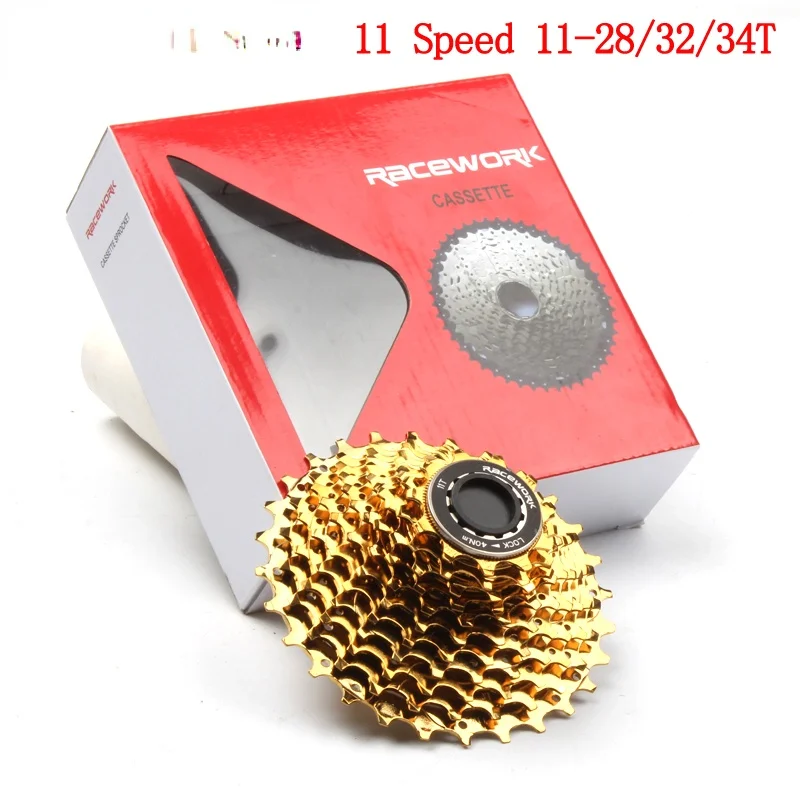 11 Speed Cassette Road Bike 28T 32T 34T Bicycle Gold Flywheel For Shimamo 105 6800 R7000 R8000
11 Speed Cassette Road Bike 28T 32T 34T Bicycle Gold Flywheel For Shimamo 105 6800 R7000 R8000