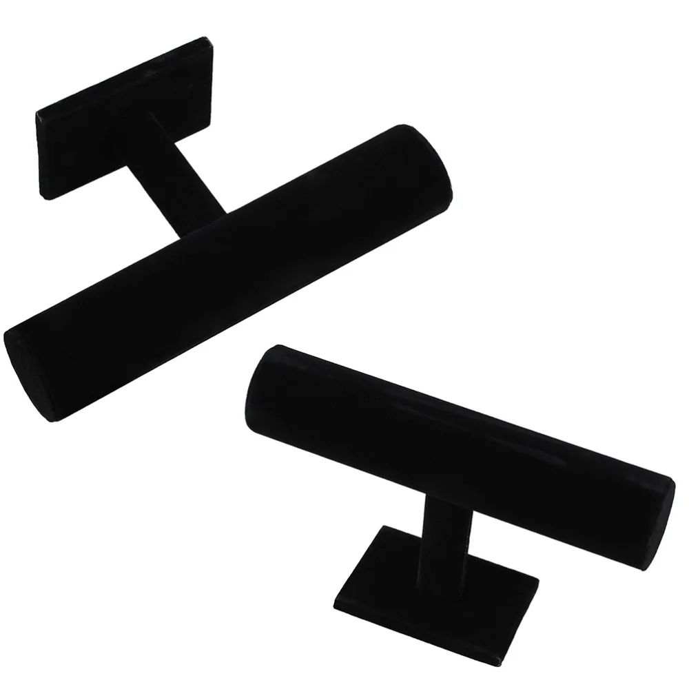 Black Hovering T-Bar Bracelet Necklace Jewelry Display Stand for Home Organization 
Black Hovering T-Bar Bracelet Necklace Jewelry Display Stand for Home Organization