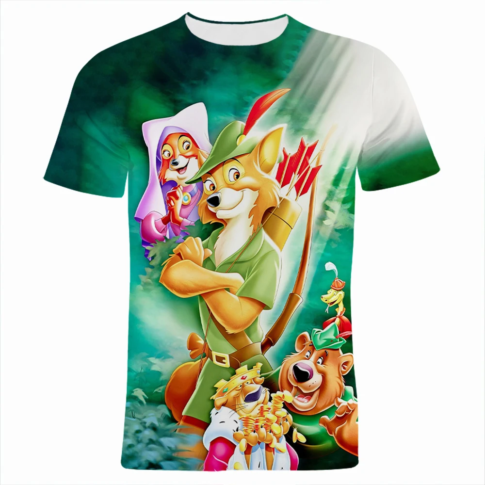 Branded Men's Clothing Disney Movie Robin Hood 3D Print Boy Girl Kids T Shirt Summer Cartoon Anime Women Oversize T-shirts
Branded Men's Clothing Disney Movie Robin Hood 3D Print Boy Girl Kids T Shirt Summer Cartoon Anime Women Oversize T-shirts