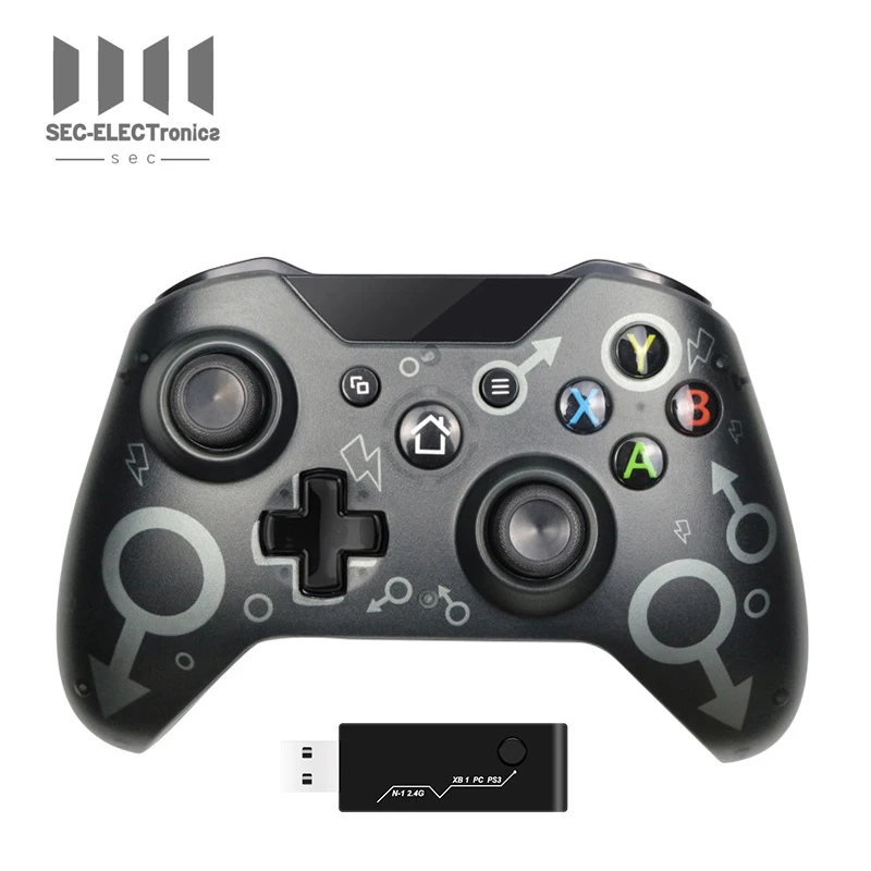 For Xbox One Bluetooth-compatible Controller With 2.4GHZ Wireless Adapter Joystick Gamepad, Compatible With Xbox One/One S/One X
For Xbox One Bluetooth-compatible Controller With 2.4GHZ Wireless Adapter Joystick Gamepad, Compatible With Xbox One/One S/One X