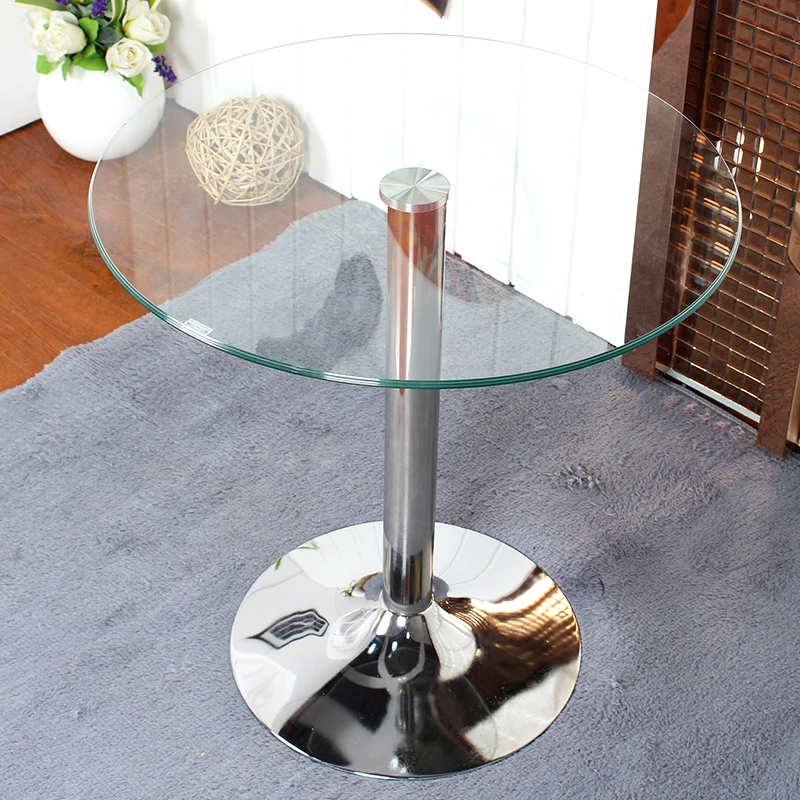 Tempered Glass Round Table, Small Huxing, Modern Simple Floating Window, Tea Table, Small Table, Economy And Fashion Table 
Tempered Glass Round Table, Small Huxing, Modern Simple Floating Window, Tea Table, Small Table, Economy And Fashion Table