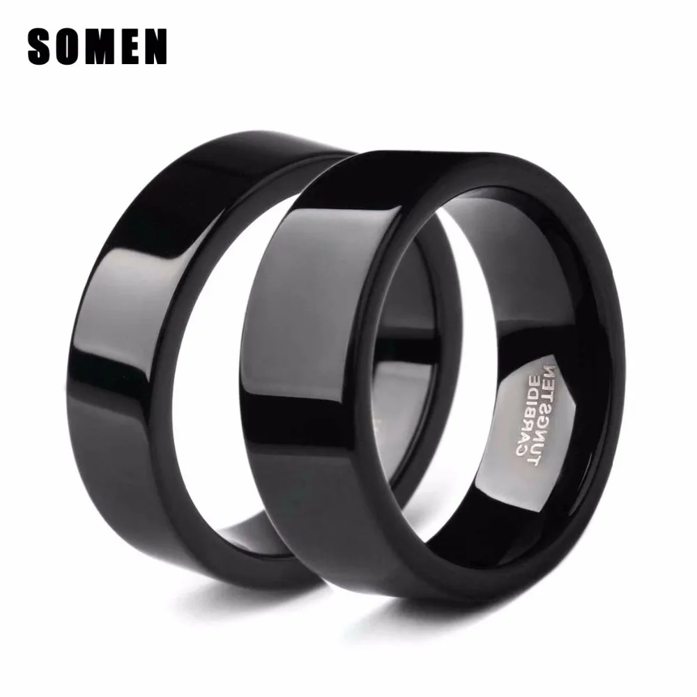 2Pcs 6MM/8MM Pure Black Tungsten Wedding Ring Fashion Couple Rings Engagement Band anel de formatura marriage Bridal Jewelry
2Pcs 6MM/8MM Pure Black Tungsten Wedding Ring Fashion Couple Rings Engagement Band anel de formatura marriage Bridal Jewelry