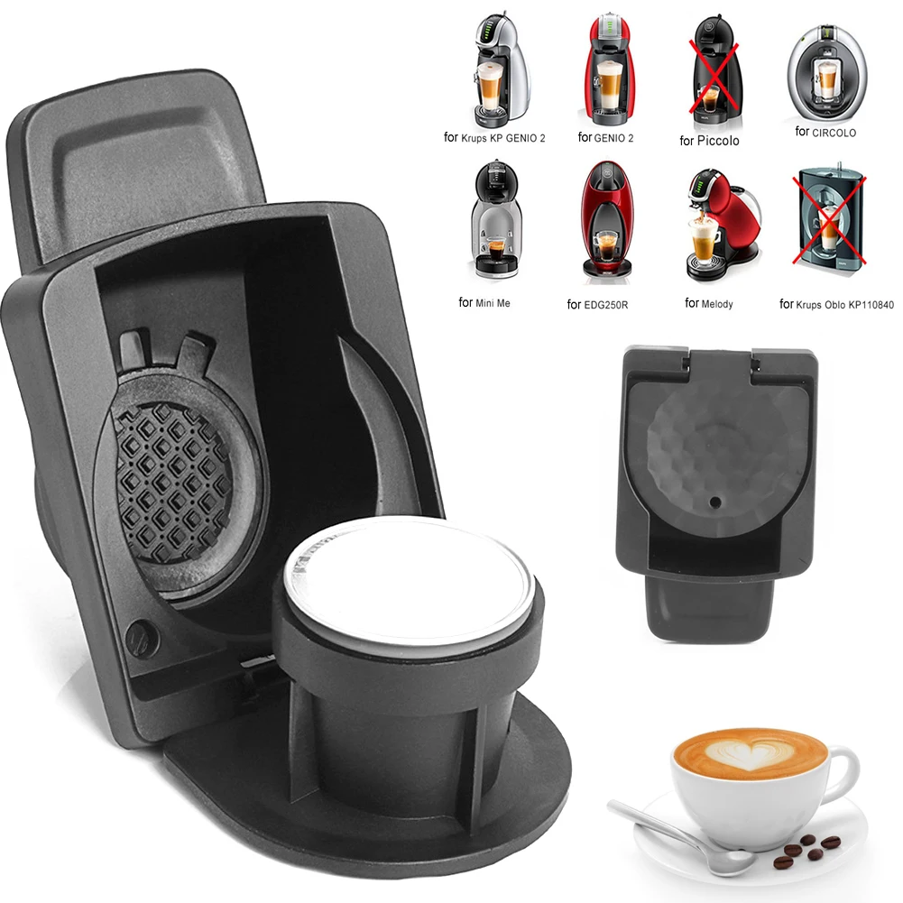 Reusable Coffee Pod Adapter Stainless Steel Converter Holder Compatible With Nespresso Dolce Gusto Coffee Machine and Tools
Reusable Coffee Pod Adapter Stainless Steel Converter Holder Compatible With Nespresso Dolce Gusto Coffee Machine and Tools