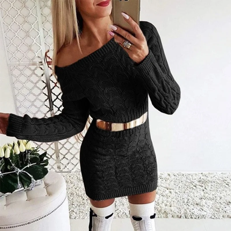 Women's knitted dress 2020 new mid-length fluorescent color twist waist strapless sweater dress sweater
Women's knitted dress 2020 new mid-length fluorescent color twist waist strapless sweater dress sweater