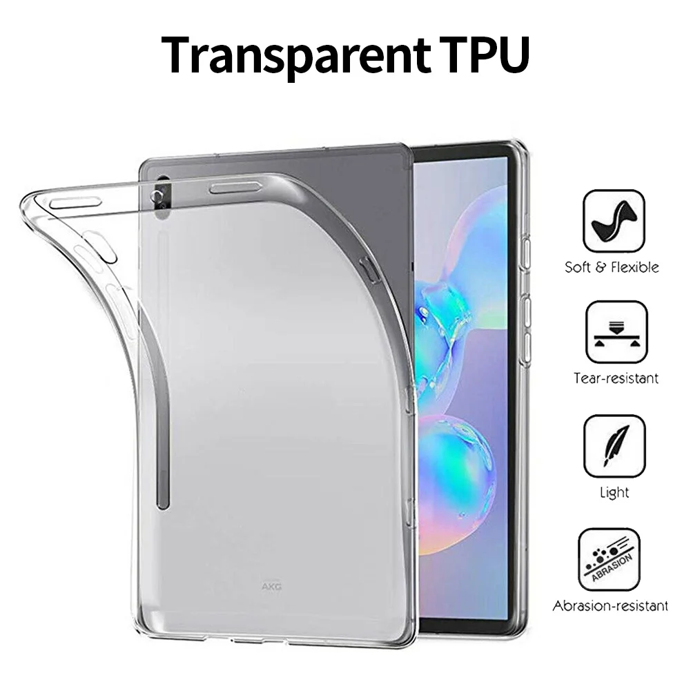 Lightweight Soft TPU Tablet Case For Samsung Galaxy Tab S6 10.5 inch SM-T860 SM-T865 2019 Cover Transparent TPU Protect Case
Lightweight Soft TPU Tablet Case For Samsung Galaxy Tab S6 10.5 inch SM-T860 SM-T865 2019 Cover Transparent TPU Protect Case