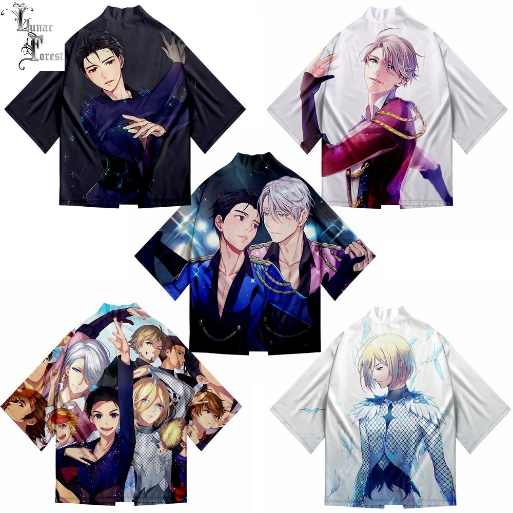 YURI!!! on ICE 3D Printing Japanese Kimono Haori Yukata Women/Mens Kpop Anime Summer Casual New Short Sleeve boys Cardigan
YURI!!! on ICE 3D Printing Japanese Kimono Haori Yukata Women/Mens Kpop Anime Summer Casual New Short Sleeve boys Cardigan