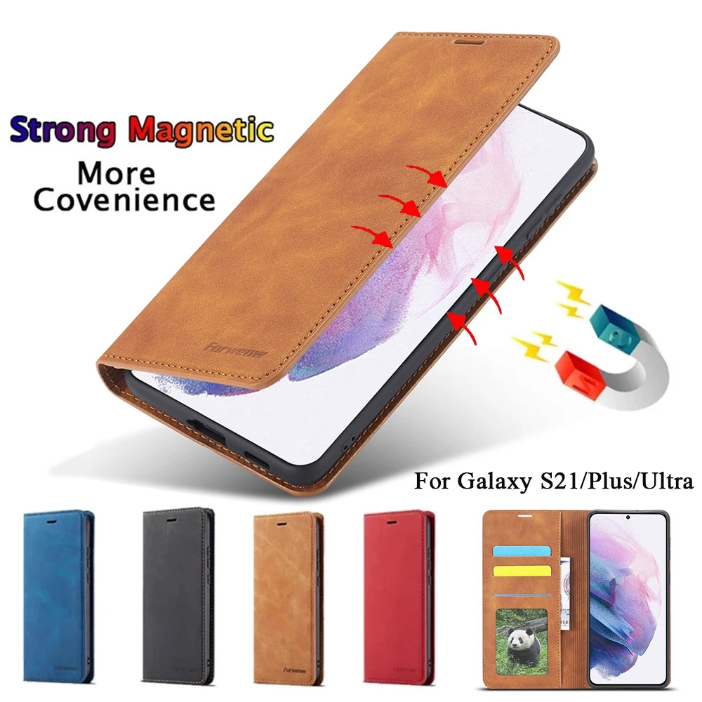 Luxury Leather Case For Samsung S21 Ultra Flip Wallet Coque For Galaxy S21 Plus Cover Card Slot Strong Magnetic Stand Phone Bags
Luxury Leather Case For Samsung S21 Ultra Flip Wallet Coque For Galaxy S21 Plus Cover Card Slot Strong Magnetic Stand Phone Bags