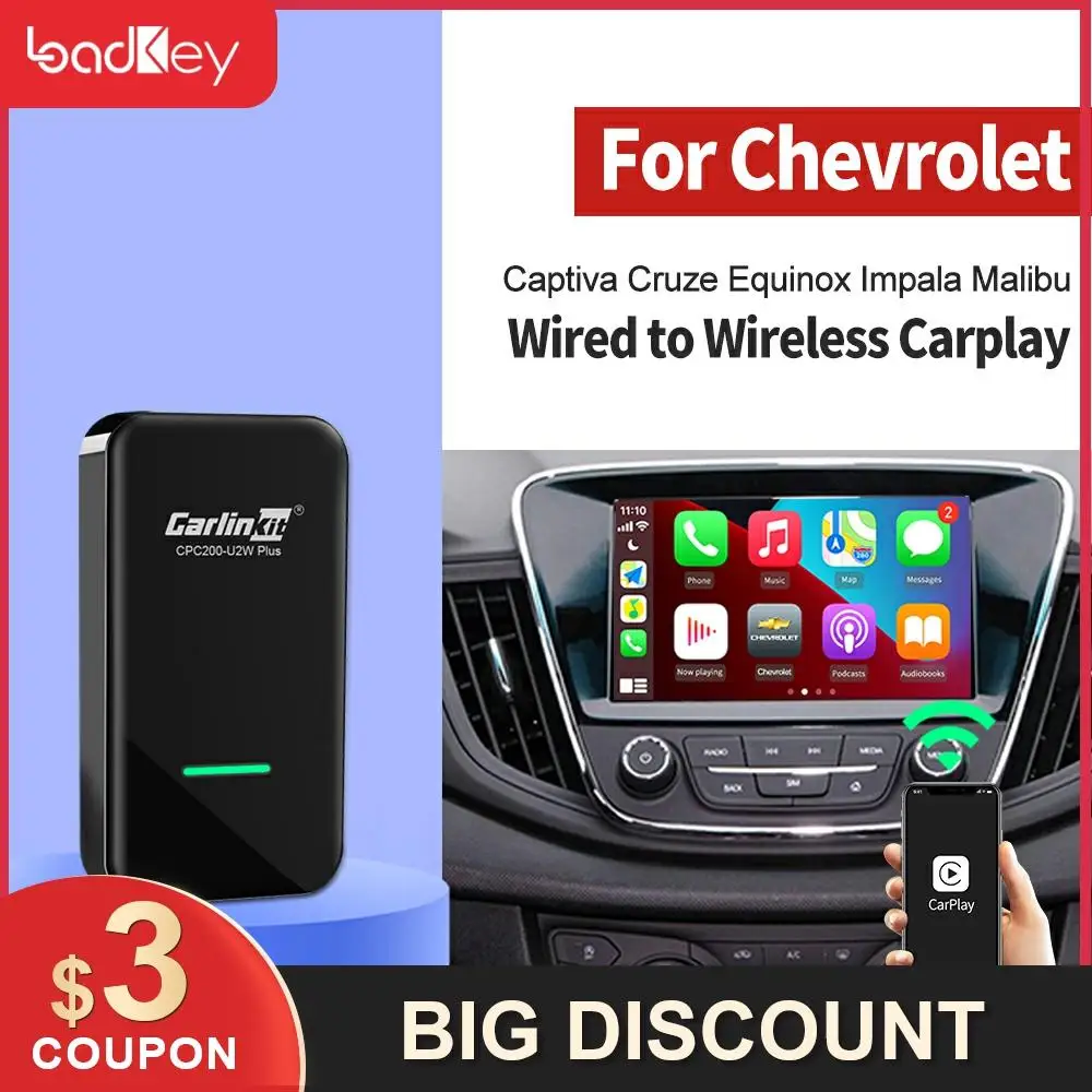 Loadkey & Carlinkit 2.0 CarPlay Wireless For Chevrolet Cruze Bolt Captiva Colorado Equinox Impala Malibu Silverado Activator IOS
Loadkey & Carlinkit 2.0 CarPlay Wireless For Chevrolet Cruze Bolt Captiva Colorado Equinox Impala Malibu Silverado Activator IOS