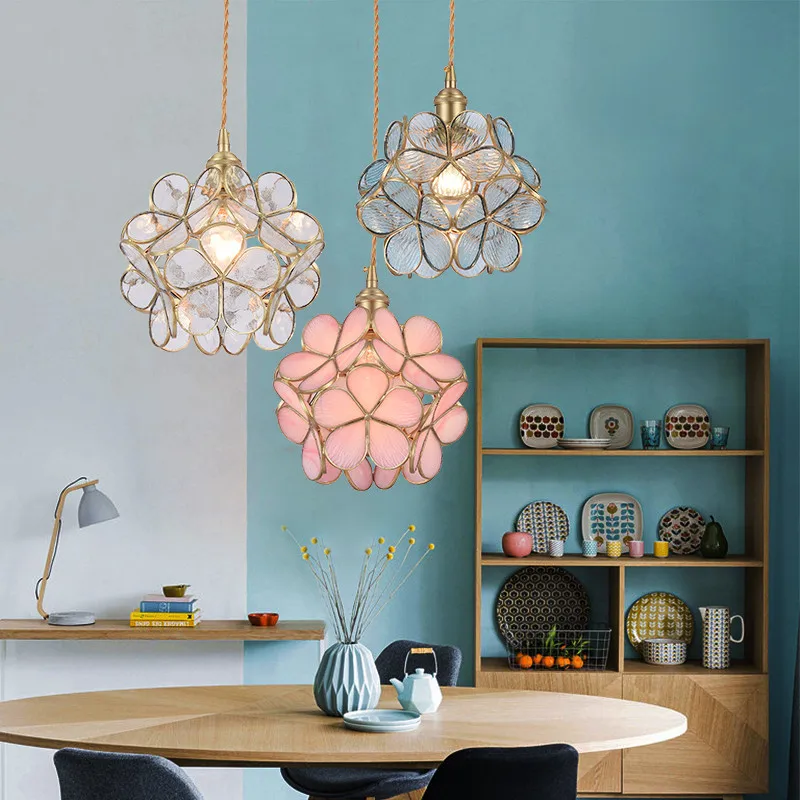 IWHD Nordic Flower Copper Pendant Lighting Fixtures Bedroom Dinning Living Room Glass LED Pendant Light Fixtures Luminaria
IWHD Nordic Flower Copper Pendant Lighting Fixtures Bedroom Dinning Living Room Glass LED Pendant Light Fixtures Luminaria