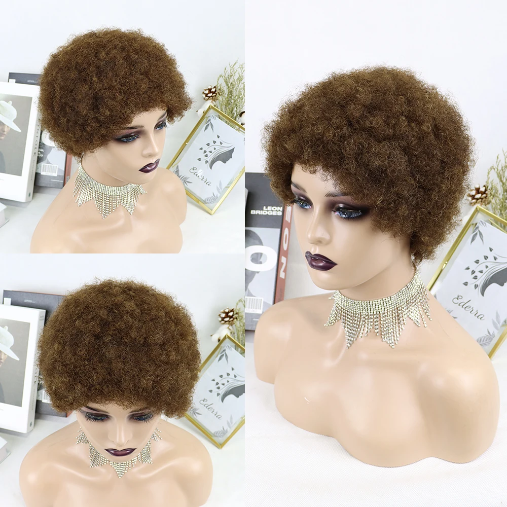 Short Afro Wig Spiral Curl Human Hair Wigs For Black Women Remy Brazilian Hair Short Afro Kinky Curly Human Wig 8 Inches
Short Afro Wig Spiral Curl Human Hair Wigs For Black Women Remy Brazilian Hair Short Afro Kinky Curly Human Wig 8 Inches