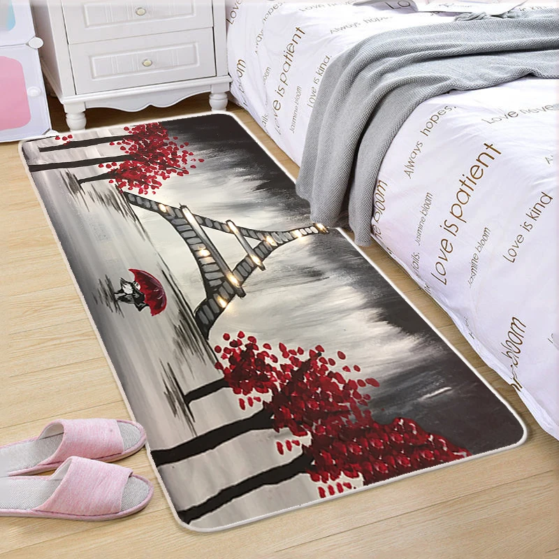 Iron tower bathroom kitchen mat entrance door mat family bedroom modern carpet balcony floor mat modern home non-slip mat
Iron tower bathroom kitchen mat entrance door mat family bedroom modern carpet balcony floor mat modern home non-slip mat