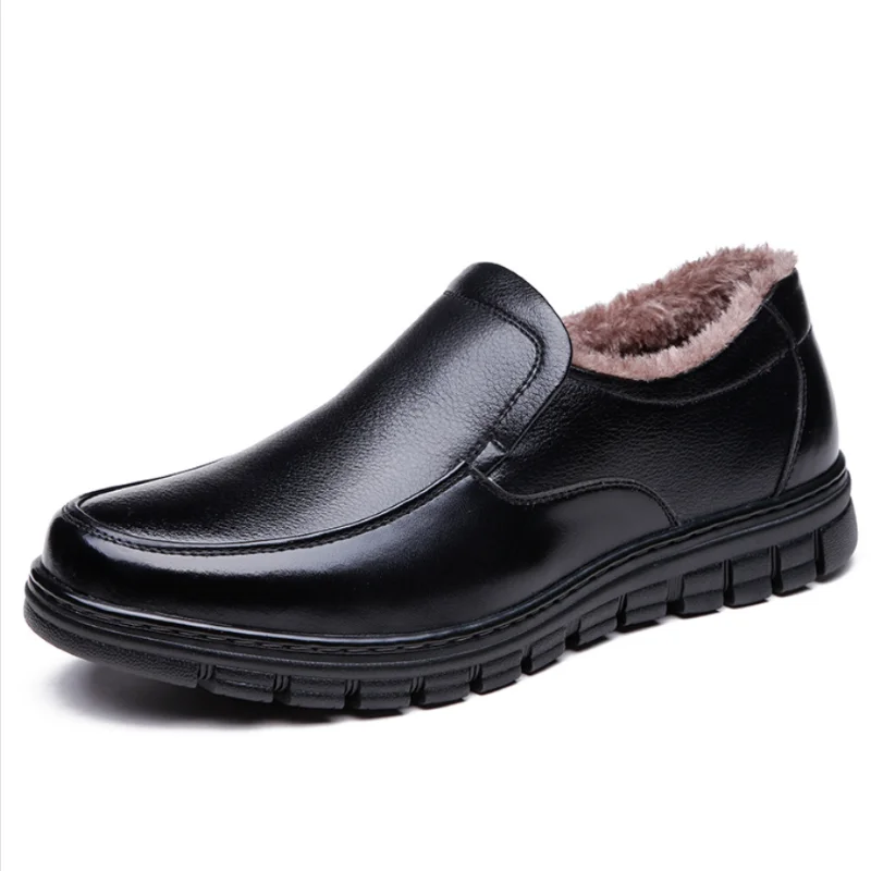 JXJBP Winter Plush men's leather shoes men's middle-aged and elderly people's warm and thickened cotton shoes
JXJBP Winter Plush men's leather shoes men's middle-aged and elderly people's warm and thickened cotton shoes