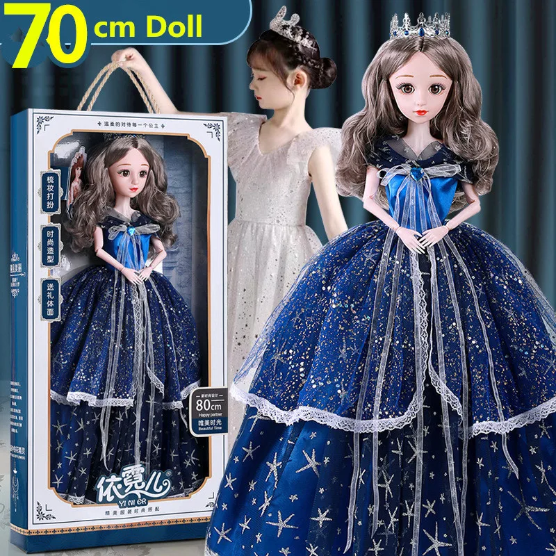 70cm Bjd Doll 22 Joints Removable Large Dress Up Fashion Princess Dress Dress Set 3D Eyes DIY Dress Up Toy Girl Birthday Gift
70cm Bjd Doll 22 Joints Removable Large Dress Up Fashion Princess Dress Dress Set 3D Eyes DIY Dress Up Toy Girl Birthday Gift