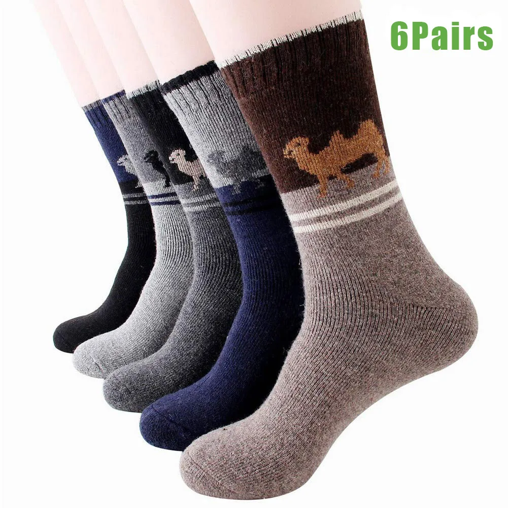 6 Pairs Fashion Mens Woollen Socks Printed Comfortable Breathable Middle Long Sock Winter JL
6 Pairs Fashion Mens Woollen Socks Printed Comfortable Breathable Middle Long Sock Winter JL