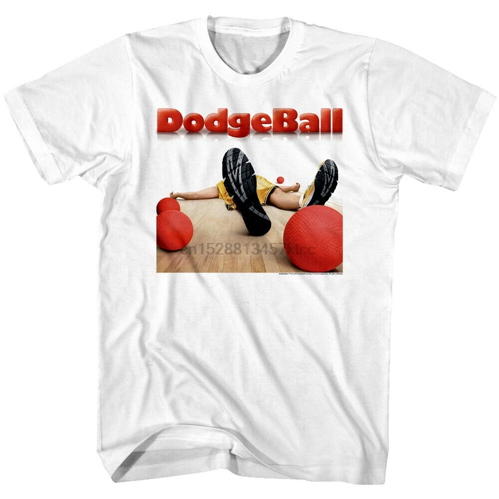 Постер Фильма Dodgeball Мужская футболка с надписью True Underdog Story Red Balls похлопывающая Ко
