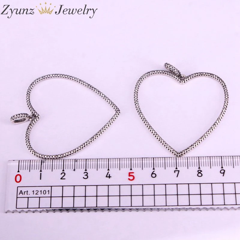 3PCS, 42*44mm, New Antique Silver Color Open Heart Pendant, Heart Charms, Simple Jewelry Accessoris
3PCS, 42*44mm, New Antique Silver Color Open Heart Pendant, Heart Charms, Simple Jewelry Accessoris
