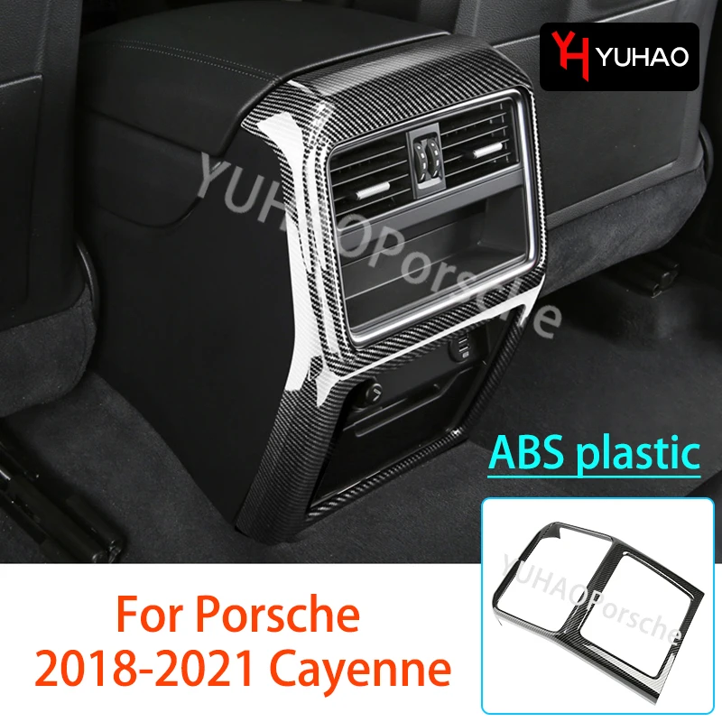 ABS Plastic Car Back Row Air Conditioning Air Outlet Protective Cover For Porsche 2018-2021 Cayenne Interior Styling Accessories
ABS Plastic Car Back Row Air Conditioning Air Outlet Protective Cover For Porsche 2018-2021 Cayenne Interior Styling Accessories