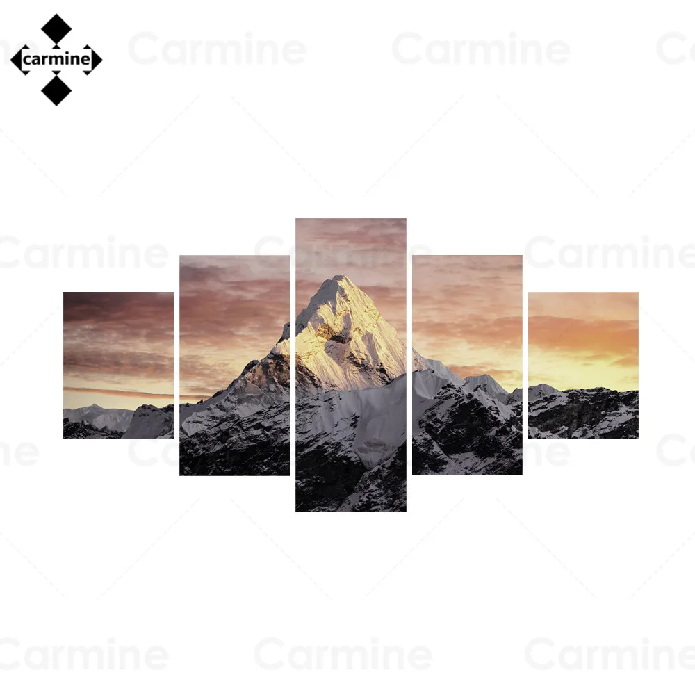 Snow Mountain Hd Paintings Beautiful Scenery Canvas Poster Landscape Wall Art Posters and Print for Home Interior Decor 5 Pieces
Snow Mountain Hd Paintings Beautiful Scenery Canvas Poster Landscape Wall Art Posters and Print for Home Interior Decor 5 Pieces