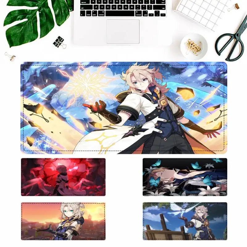 Factory Direct Genshin Albedo Mouse Pad Gaming MousePad Large Big Mouse Mat Desktop Mat Computer Mouse pad For Overwatch
Factory Direct Genshin Albedo Mouse Pad Gaming MousePad Large Big Mouse Mat Desktop Mat Computer Mouse pad For Overwatch