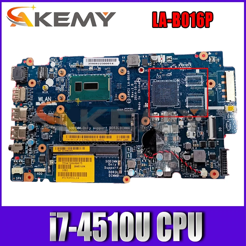 ZAVC0/1 LA-B012P LA-B016P For Dell 5442 5443 5448 5447 5542 5543 5547 5548 Laptop Motherboard With i7-4510U CPU DDR3 100% Tested
ZAVC0/1 LA-B012P LA-B016P For Dell 5442 5443 5448 5447 5542 5543 5547 5548 Laptop Motherboard With i7-4510U CPU DDR3 100% Tested