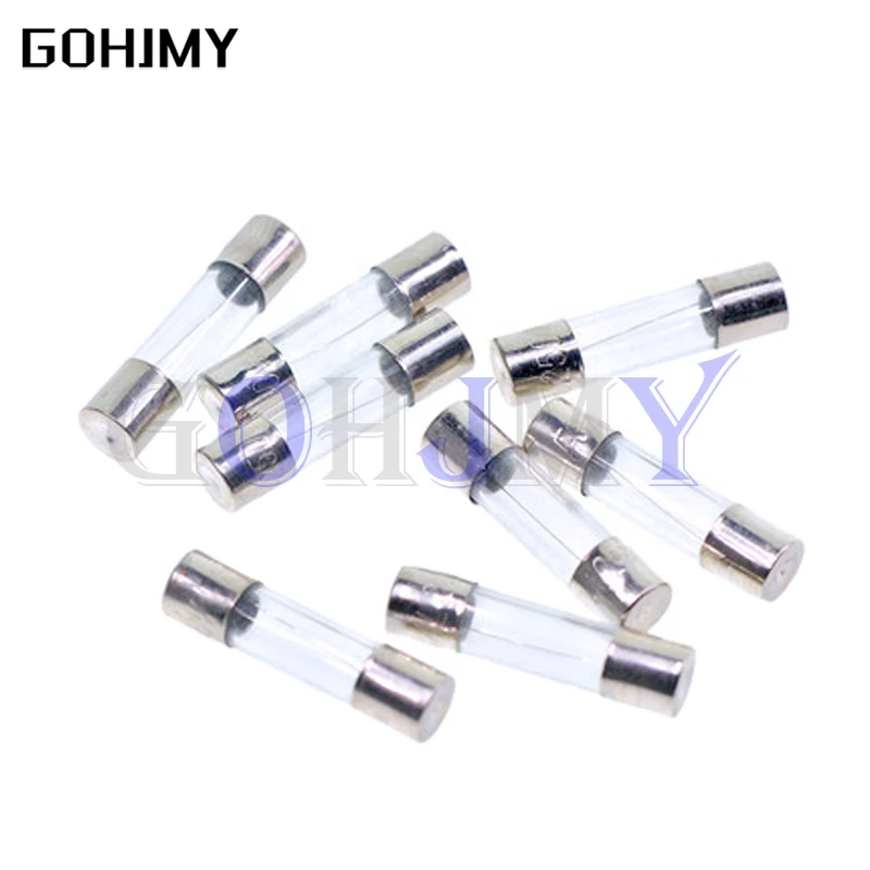 10PCS 5x20 Glass fuse tube 250V 0.1A ~ 25A 5*20 high quality fuse 5*20 0.2A 0.25A 0.3A 1A 1.25A 2A 2.5A 3A 3.15A 4A 5A 6A 6.3A
10PCS 5x20 Glass fuse tube 250V 0.1A ~ 25A 5*20 high quality fuse 5*20 0.2A 0.25A 0.3A 1A 1.25A 2A 2.5A 3A 3.15A 4A 5A 6A 6.3A