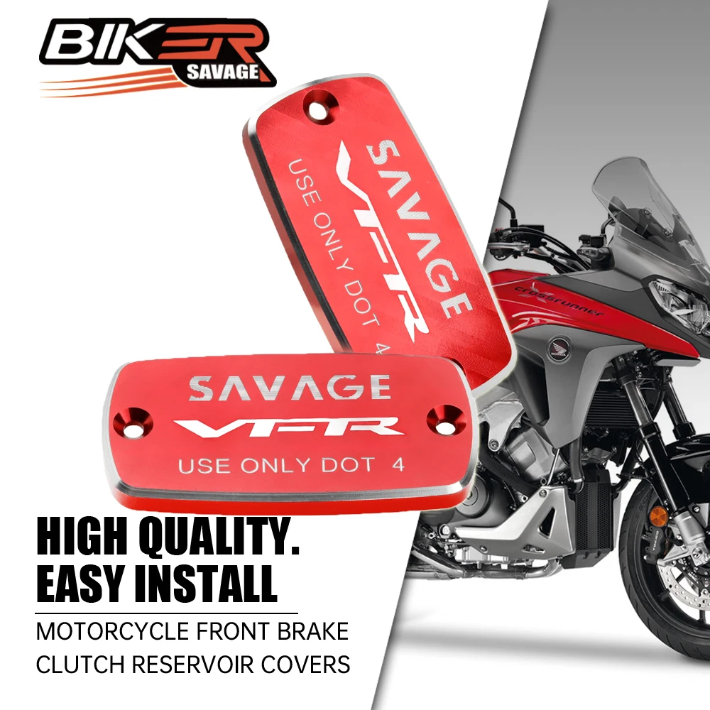Front Brake Clutch Fluid Reservoir Covers For HONDA VFR 800 X F FI VTEC VFR1200X Motorcycle Oil Pump Accessories Moto Cap Parts
Front Brake Clutch Fluid Reservoir Covers For HONDA VFR 800 X F FI VTEC VFR1200X Motorcycle Oil Pump Accessories Moto Cap Parts