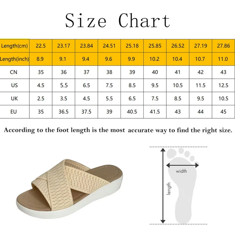 Women Slippers 2021 Summer Comfortable Cross Slides Soft Sole Wedges Slippers Casual Shoes For Women Plus Size Ladies Sandals
Women Slippers 2021 Summer Comfortable Cross Slides Soft Sole Wedges Slippers Casual Shoes For Women Plus Size Ladies Sandals