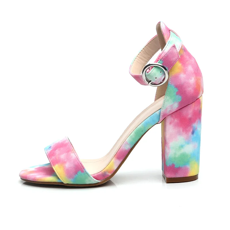 9cm Summer New Fashion Open Toe High Heels Ankle Wrap Multicolor Casual Women Sandals
9cm Summer New Fashion Open Toe High Heels Ankle Wrap Multicolor Casual Women Sandals
