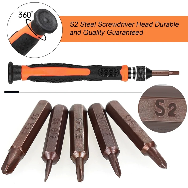 Multifunction Precision 75/25PCS Screwdrivers Set Professional Electronics Repair Hand Tools Magnetic Bits Mini Screwdrivers Set
Multifunction Precision 75/25PCS Screwdrivers Set Professional Electronics Repair Hand Tools Magnetic Bits Mini Screwdrivers Set