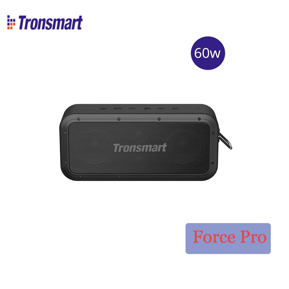 Bluetooth-динамик Tronsmart Force Pro, 60 Вт, ATS2835 IPX7, 15 часов воспроизведения, NFC, Type-C, звуковой импульс
Bluetooth-динамик Tronsmart Force Pro, 60 Вт, ATS2835 IPX7, 15 часов воспроизведения, NFC, Type-C, звуковой импульс