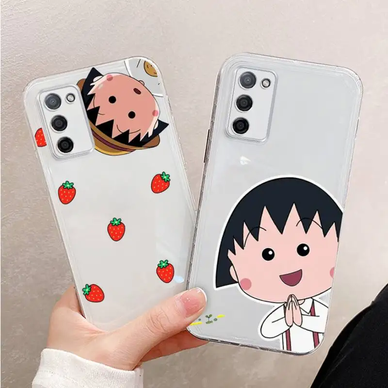 

Chibi Maruko Phone Case Transparent For OPPO A 1 91 92S 83 79 77 72 55 59 73 93 39 57 RealmeV15 X3PRO FINDX3 RENO5 pro PLUS