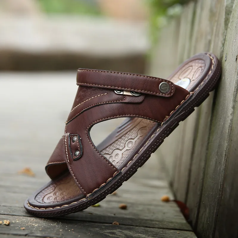 New 2021 Non-slip Men's Slippers Flat Casual Trend High Quality Summer Shoes Men Luxury For Designer Light Indoor Brand Sandals
New 2021 Non-slip Men's Slippers Flat Casual Trend High Quality Summer Shoes Men Luxury For Designer Light Indoor Brand Sandals